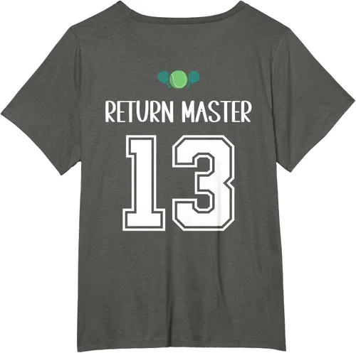 Vista 47 de Camiseta divertida del grupo de tenis de pádel para el equipo de pádel