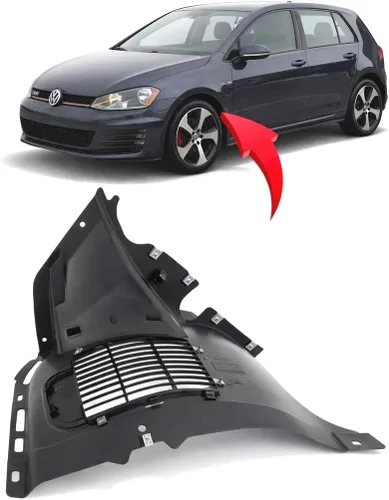 Vista 49 de FitParts Para Chevrolet Silverado 1500 2014-2015 guardabarros delantero