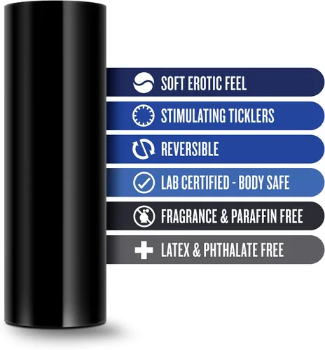 Vista 2 de Blush M - Masturbador realista de 5.5 pulgadas para hombre con suave Nubby Tickler - Sensación similar a la carne y manga de pene Stroker Pussy