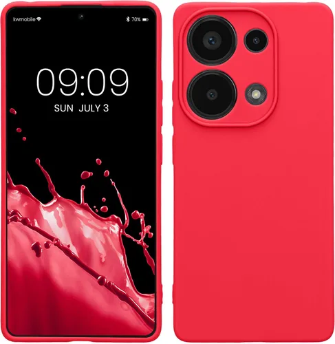 Vista 106 de kwmobile Funda compatible con Xiaomi Redmi Note 9S / 9 Pro / 9 Pro Max - Funda protectora de silicona TPU suave y delgada - Negro mate