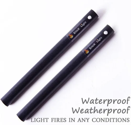 Vista 10 de EricX Light 2 PCS Ferrocerium Rod Flint Fire Starter,DIY Your Own Survival Kit