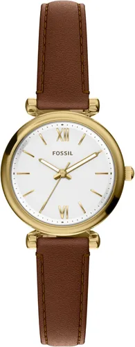Vista 8 de Fossil Carlie - Reloj de cuarzo de acero inoxidable de tres manecillas para mujer