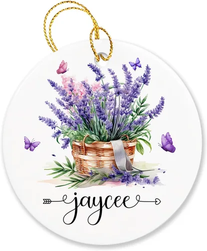 Vista 18 de Adorno personalizado de flor de azalea para la primera Navidad, adorno personalizado de Azalea 1ª Navidad, recuerdo de flores para amigos, regalo