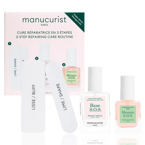 Vista 8 de MANUCURIST • Capa base S.O.S. • Enriquecido con vitaminas C y B5 Transparente
