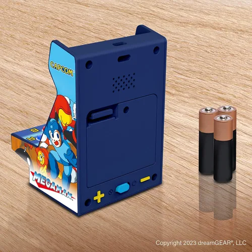 Vista 2 de MY ARCADE Mega-Man Pico Player: 3.7" Portable Tiny Arcade Video Game with 6 Retro Games, 2" Screen Color Display, Small