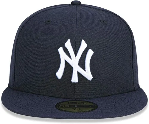 Vista 3 de New Era New York Yankees para hombre Azul marino