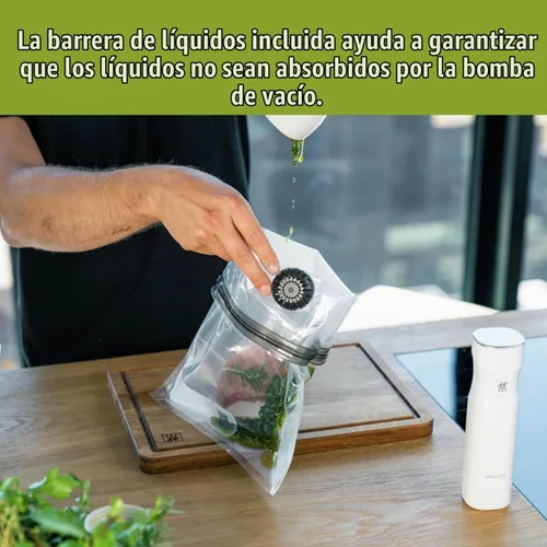 Vista 6 de Zwilling Fresh & Save. Juego de bolsas selladoras al vacío para alimentos.