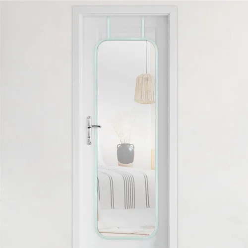 Vista 21 de MCS Simplicity - Espejo de pared grande de 21.5x25.5 pulgadas, espejo negro con detalle biselado, espejo para colgar en pared vertical u horizontal