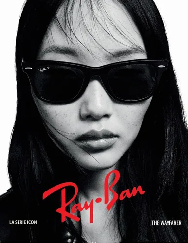 Vista 4 de Ray-Ban RB2140 Original Wayfarer Gafas de sol cuadradas polarizadas tortuga/marrón polarizado