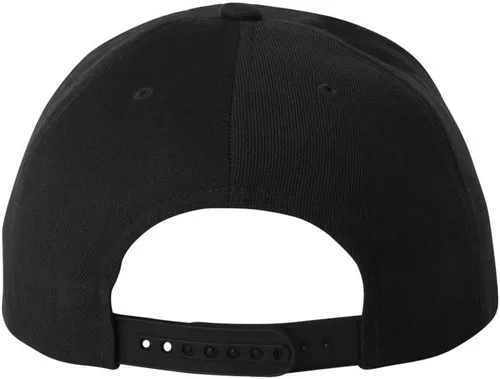 Vista 2 de Original Yupoong Pro-Estilo Mezcla De Lana Snapback Snap Back Gorra De Béisbol En Blanco 6098M - Negro, Negro