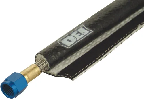 Vista 2 de Design Engineering 010477 Fire Wrap 3000 Funda de protección térmica de 0.625 "x 24" para cables, mangueras, etc. (con cierre de gancho y bucle)
