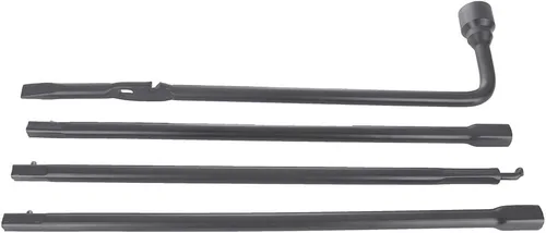 Vista 2 de Juego de llaves para llanta de repuesto con gato de tijera ACZCR, llave de rueda para llanta de repuesto, compatible con 2002-2015 Cadillac