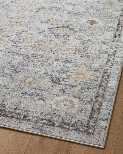 Vista 9 de Loloi Colección Monroe MON-04 - Alfombra de área, 9'-3" x 13', cielo/dorado Cielo/Oro
