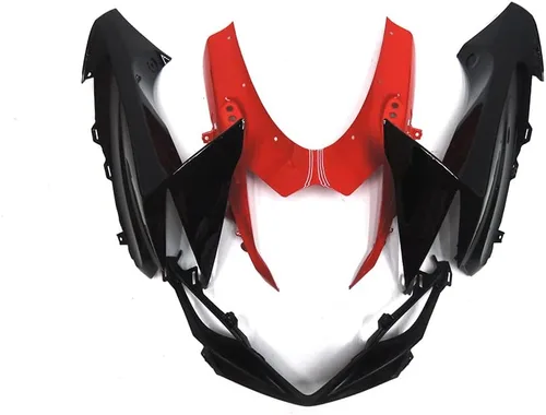 Vista 3 de FLPRO - Carenados de inyección negros y rojos para Suzuki GSXR 600 GSXR750 K11 2011 2012 13 14 2015 2016 2017 18 19 20 2021 GSXR 600 GSXR 750 11-21
