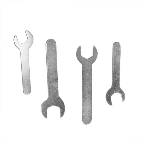 Vista 3 de Llave de freno delgada de doble extremo de 0.059-0.079 in de ajuste de pernos de compensación Llave Kit de herramientas de bicicleta Llave inglesa
