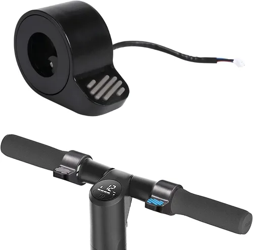 Vista 4 de MIMIRACLE Acelerador de velocidad para Ninebot ES1 ES2 ES3 ES4 ES5 Scooter eléctrico dedo acelerador freno acelerador