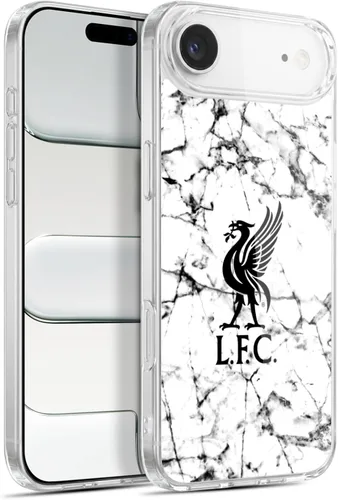 Vista 65 de Oficial LIVERPOOL Football Club 2017/18 Mármol Soft Gel Case para iPhone de Apple 7 Plus/8 PLUS Escudo negro.