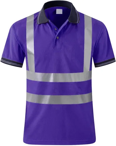Vista 8 de SMASYS - Polo de seguridad de alta visibilidad naranja