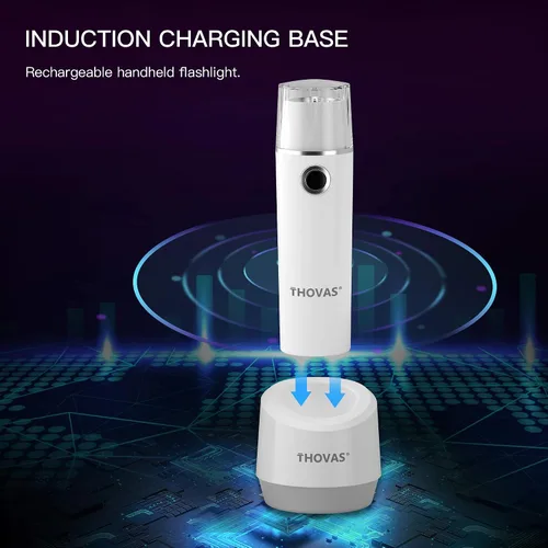 Vista 6 de Linterna de emergencia, luz LED multifunción para fallo de alimentación, recargable de mano, luz nocturna enchufable, 3 en 1 con sensor