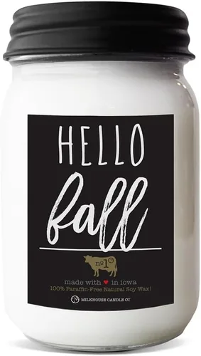 Vista 39 de Milkhouse Candle Company Apple Strudel - Vela de soja – Canela Manzana Aroma de vainilla – Tarro de crema de 5 onzas con tapa, más de 35 horas