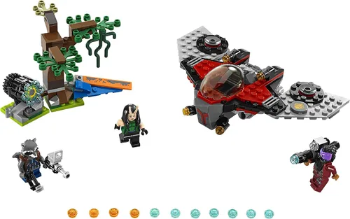 Vista 4 de LEGO Marvel Super Heroes Ravager Attack 76079 superhéroe Juguete