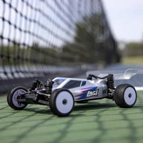 Vista 2 de Losi Micro-B 2 ruedas tracción Buggy Plata RTR LOS00007T2 plateado