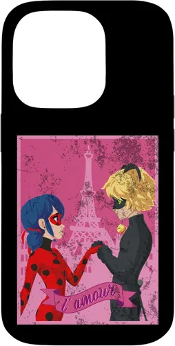 Vista 17 de Miraculous Ladybug Vintage Collection Paris Love - Carcasa para iPhone 17