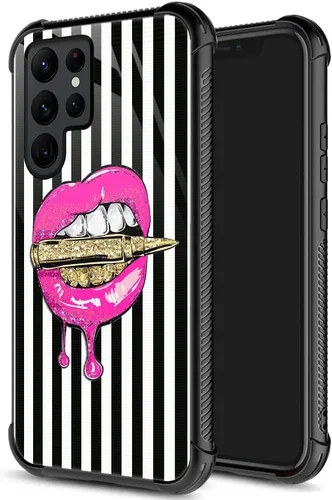 Vista 69 de ZHEGAILIAN Funda para Samsung Galaxy S23 Ultra, protección de grado militar, esquinas a prueba de golpes, funda antiarañazos para Samsung Galaxy S23