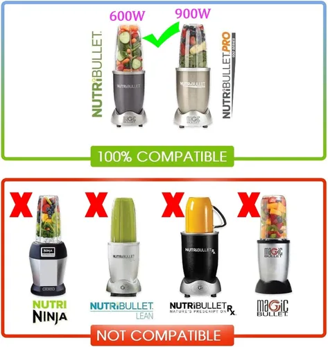 Vista 2 de Licuadora NutriBullet de repuesto de 32 onzas y cuchilla compatible con licuadora de 600 W/900 w
