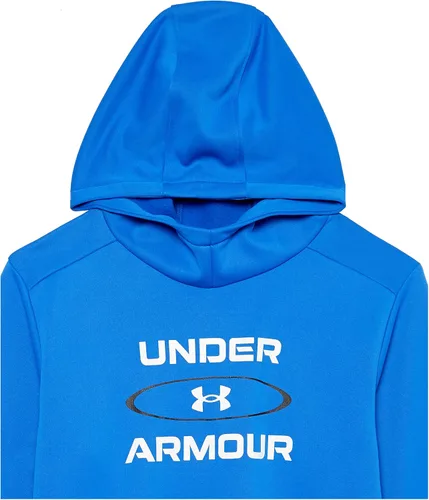 Vista 3 de Under Armour Sudadera con capucha estampada Armourfleece para niños