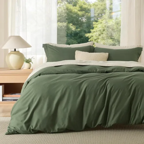 Vista 14 de Bedsure - Juego de funda de edredón tamaño individual/individual XL - Juego de ropa de cama suave de microfibra cepillada doble para niños