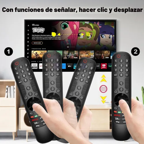 Vista 5 de Voice Magic Remote para LG Smart TV con puntero