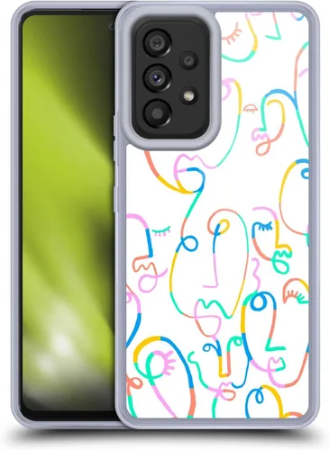 Vista 9 de Head Case Designs Officially Licensed Ninola Brushstrokes Multi Colorful Gel Case [Military Grade Protection] Compatible with Samsung Galaxy A53 5G