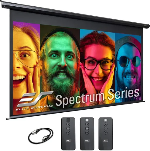 Vista 16 de Elite Screens 84" Spectrum Pantalla de proyector motorizada eléctrica, para cine en casa, juegos, ELECTRIC84H2