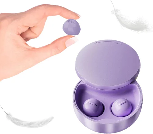 Vista 8 de Auriculares invisibles para dormir, auriculares Bluetooth más pequeños, mini auriculares inalámbricos discretos, auriculares Bluetooth pequeños