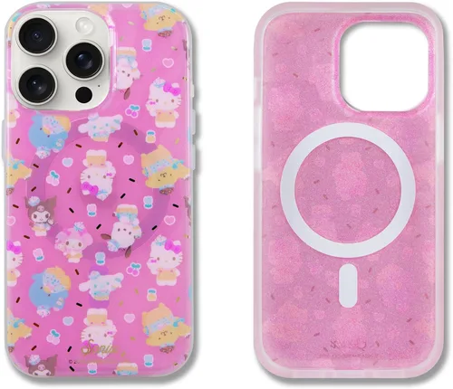 Vista 54 de Sonix x Barbie Funda para iPhone 15 Pro Compatible con MagSafe Probada para caídas de 10 pies Golden Hour
