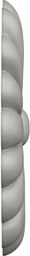 Vista 3 de Ekena Millwork ROS04MA Madrid Roseta ovalada, 4 3/8"W x 6 3/4"H x 3/4"P, imprimado