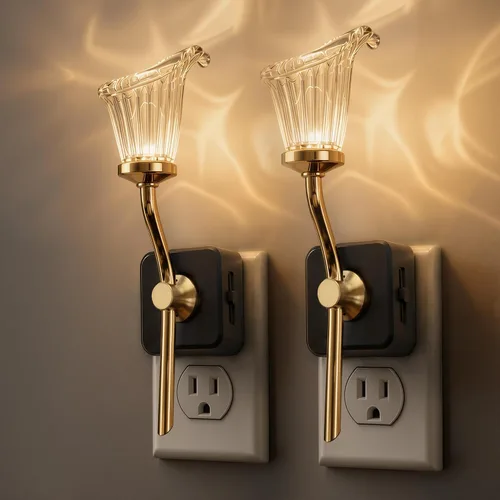 Vista 30 de L LOHAS LED Luz nocturna, luces nocturnas decorativas que se enchufan a la pared