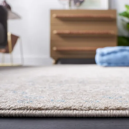 Vista 14 de Safavieh Sofia Collection SOF330B, tapete clásico color gris claro y beige, Polipropileno