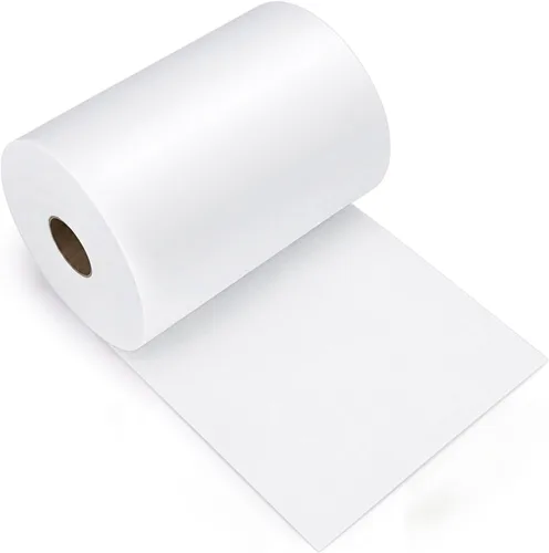 Vista 11 de Peryiter 1 rollo de 8 "x 100 yd Estabilizador de bordado de corte 25μM Estabilizador de respaldo para bordado Estabilizadores de costura ligeros