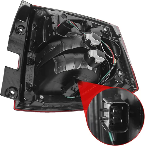 Vista 2 de Huray - Luz trasera izquierda para Jeep Compass 2011-2013 lado del conductor LH