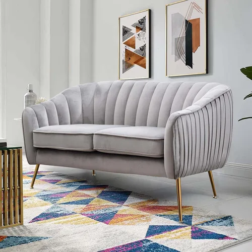 Vista 10 de Silla decorativa de terciopelo, moderna silla con brazo de barril con patas de metal con acabado dorado para sala de estar y dormitorio, color verde
