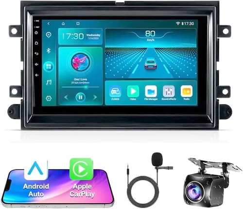 Vista 8 de 4G+64G 7 ''Android 13 Car Stereo para Ford F150 2004 2005 2006 2007 2008 2009 2010 2011 2012 2013 2014 pantalla táctil W/inalámbrico Carplay Android