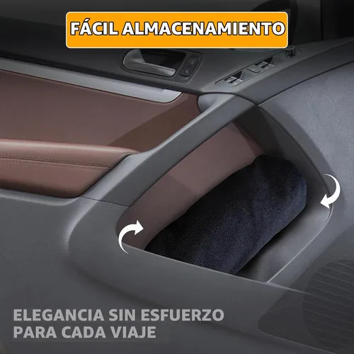 Vista 6 de EcoNour Toalla de Sudor Funda de Asiento de Coche con Almohadilla de Hombro para Cinturón Protector de Asiento Lavable para el Sudor, Comida