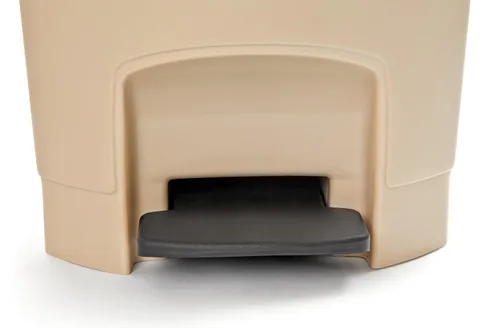 Vista 3 de Rubbermaid Commercial Products Slim Jim - Papelera de plástico, botes de basura con pedal