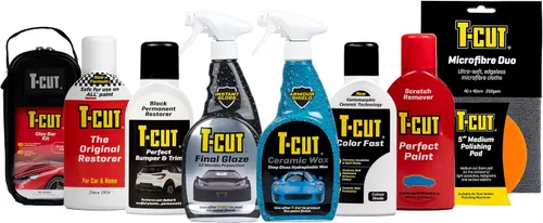 Vista 7 de T-Cut Removedor de Rayones Verde, Restaurador de Pintura Color Fast, Pulimento para Auto, 5.3 Oz