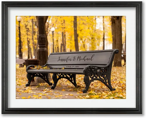 Vista 12 de Impresión personalizada para parejas y familias – Regalo de boda, aniversario o nuevo hogar – Nombres y fecha personalizados – Arte de pared