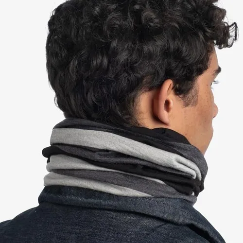 Vista 4 de BUFF Polaina de cuello Move de lana merina, 100% lana de origen ético, máscara facial que regula la temperatura, tamaño adulto