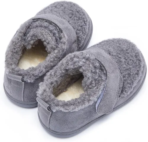 Vista 5 de BMCiTYBM Zapatos de bebé niño niña bebé zapatillas de invierno cálido antideslizante primeros caminantes 6-24 meses