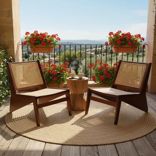 Vista 6 de Welnow Silla de ratán Mid Century con respaldo de caña tejida, nogal Juego de nogal